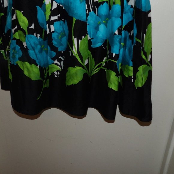 Jessica Howard Spring Floral Cotton Dress Sz 14 - Picture 4 of 8